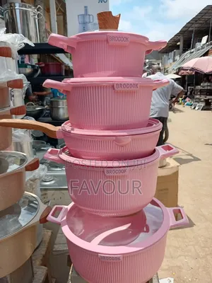 Brand New Pots Set - Pink