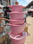 Brand New Pots Set - Pink - 1