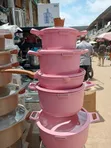 Brand New Pots Set - Pink - 2