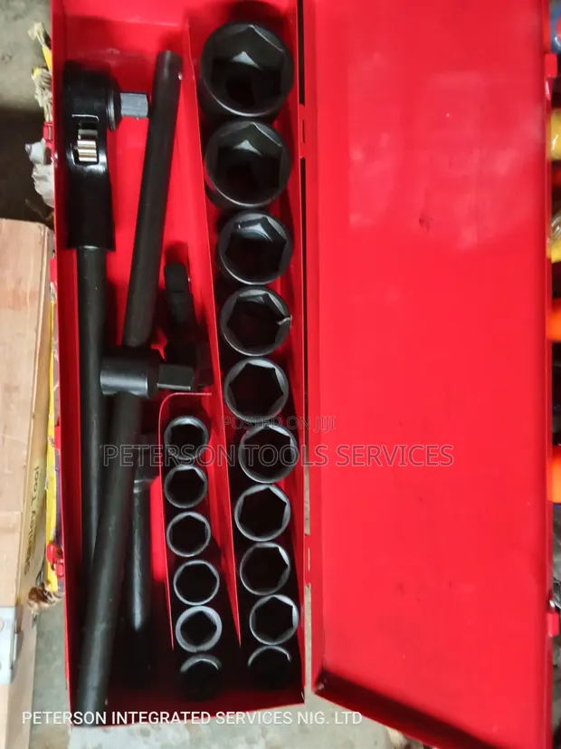 Heavy Duty 3/4" Black Socket Set - 1