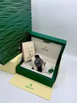 Luxury Rolex Gold & Black Wristwatch - 2