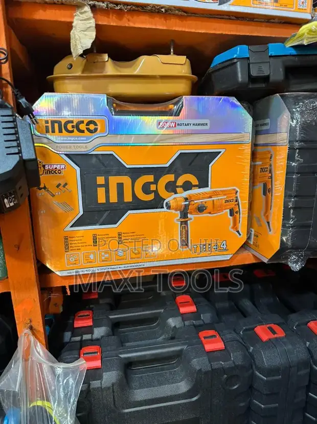 Ingco 800W Rotary Hammer Drill - 1
