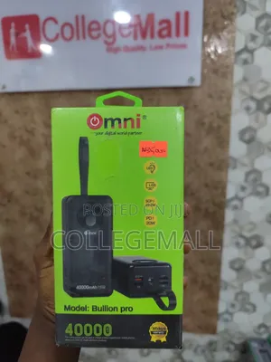 Omni 40,000mAh Power Bank - Black