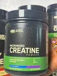 Optimum Nutrition Micronised Creatine Monohydrate 247.5g Blue Raspberry - 1