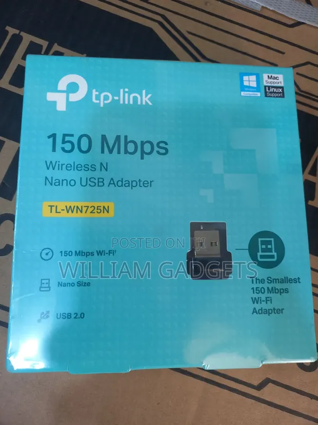 TP-Link 150Mbps Wireless N Nano USB Adapter - 1