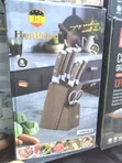 Haus Roland Wooden Stand Kitchen Knife Set - 2