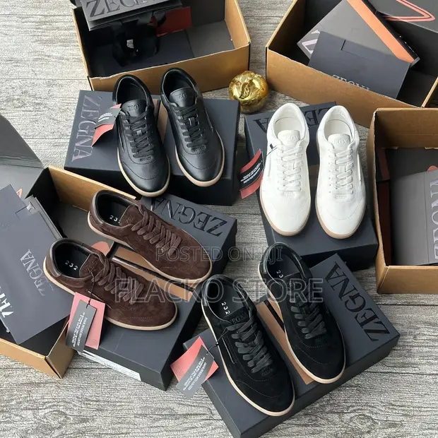 Premium Zegna Luxury Lace-Up Shoes - 1