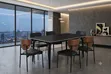 Luxury Rectangular Dining Table with Six Chairs - 2