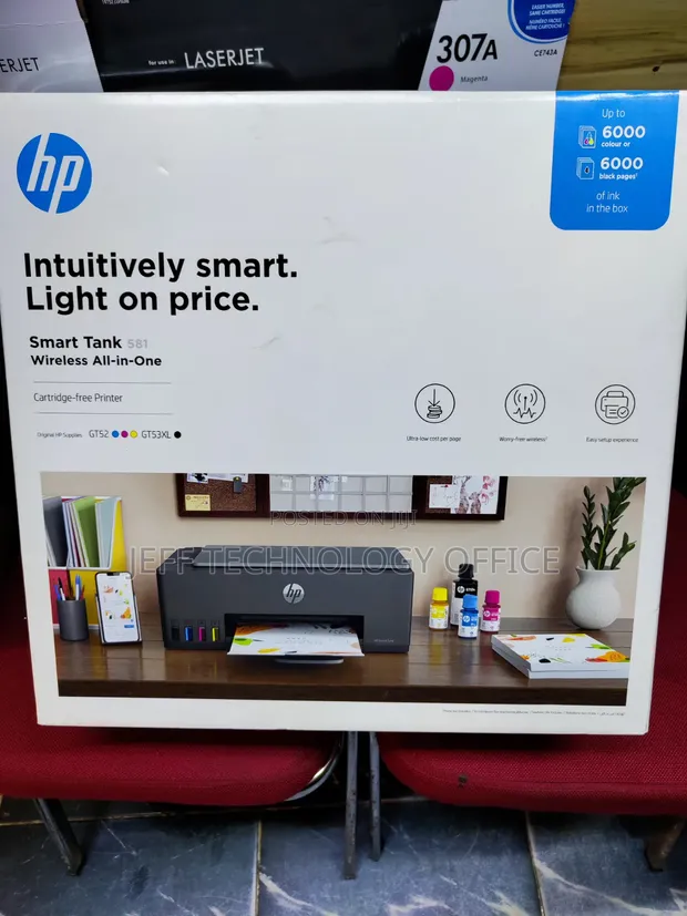 HP Smart Tank 581 Wireless All-in-One Printer - 1