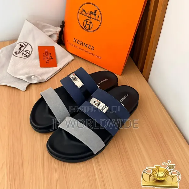 Hermes Jackson Suede Slippers - 1