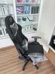 Furgle Gaming Chair (Black) - Brand New with Leg Rest - 1