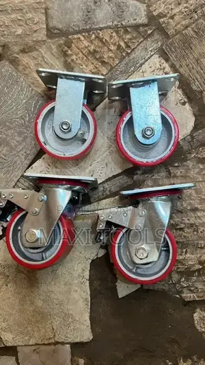 4-Inch Heavy-Duty Caster Wheels with Brake
