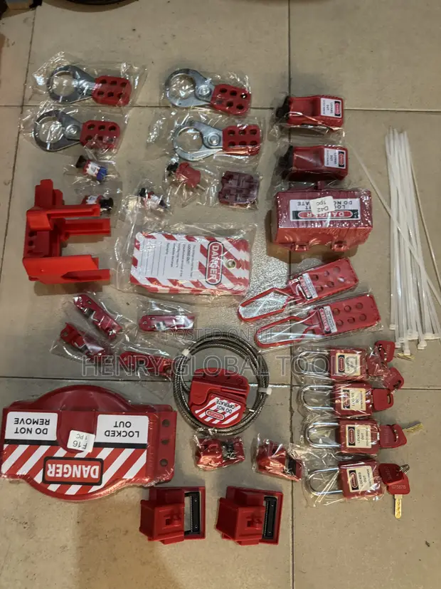 LOTO Lockout/Tagout Safety Kit - Sabon Kayayyaki - 1