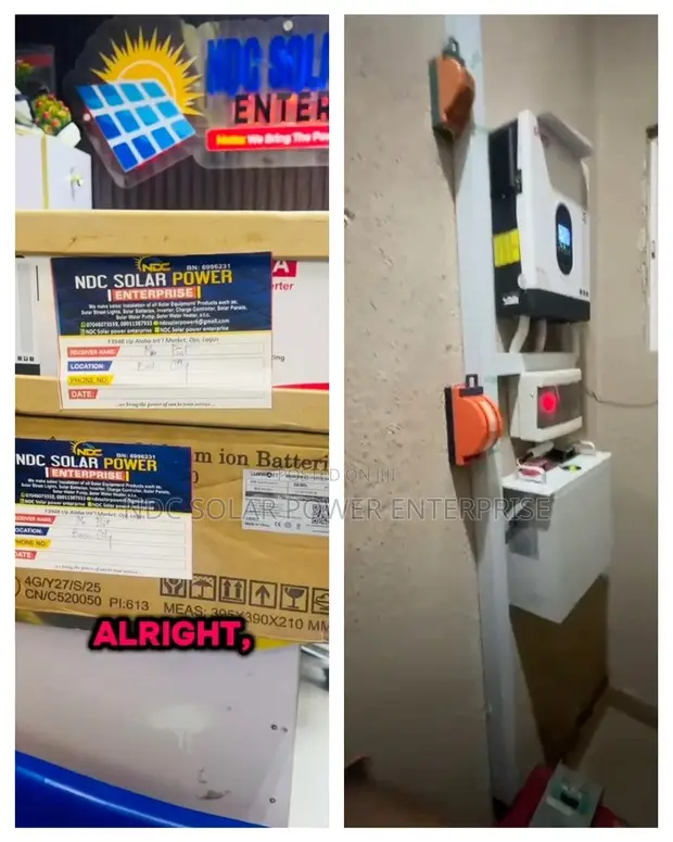 3kVA Solar Inverter + 5kWh Lithium Battery - Complete Installation - 1