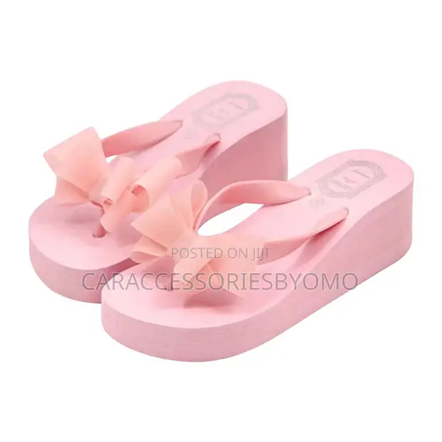 Women's High Heel Summer Slippers - 1