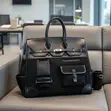 Luxury Fashion Travel Bag - Genuine Leather - 2
