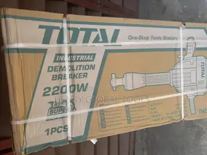 TOTAL 2200W Heavy-Duty Demolition Jack Hammer (30kg SDS-HEX)