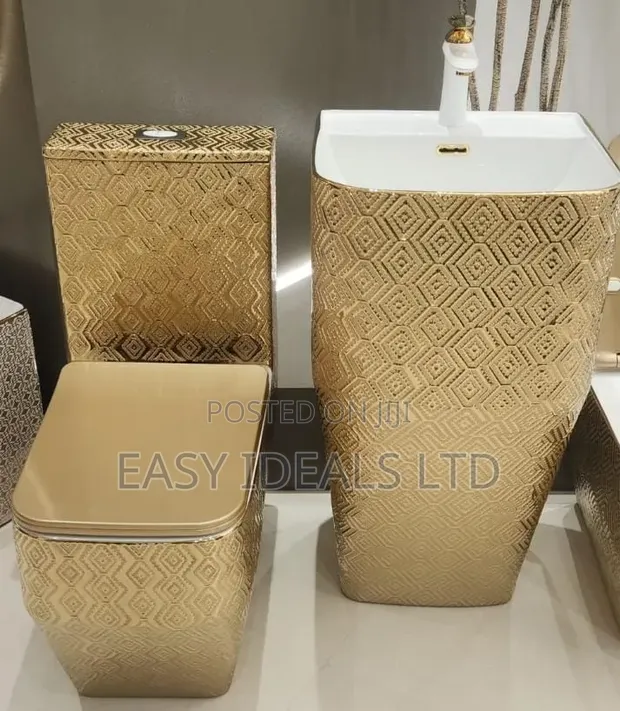 Master Gold Water Closet with Standing Wash Hand Basin - 1