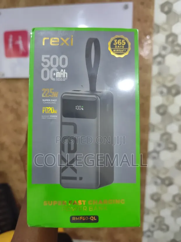 Rexi 50,000mAh Super Fast Charging Power Bank - 1