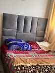 Bed da Mattress da Aka Yi Amfani Da Shi Launin Grey - 1