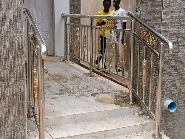 Stainless Steel Handrail Installation - 1
