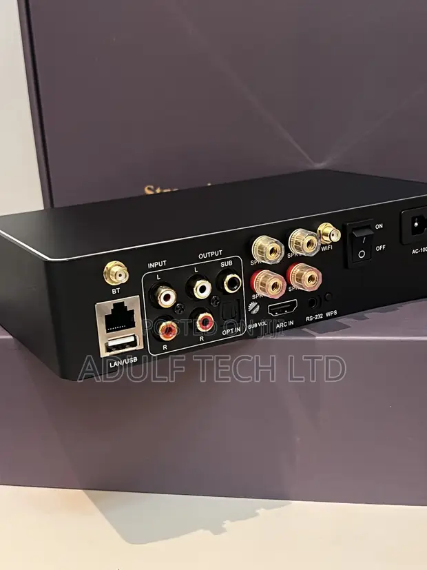 Premium ADT Smart Streaming Amplifier | Wi-Fi, Bluetooth, HDMI ARC - 1