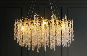 Crystal Rain Chandelier - Sabon Abu