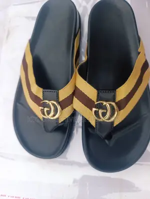 Original Gucci Slides - Men's Brown