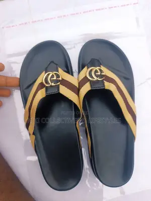 Original Gucci Slides - Na Maza Brown