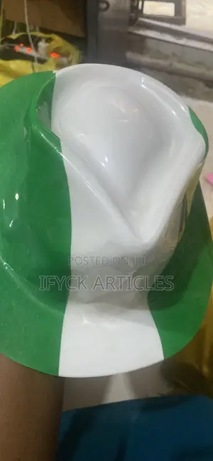 Nigeria Independence Plastic Caps for Parties