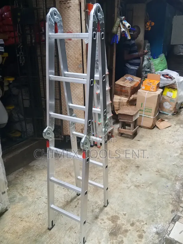 Upstrong Multipurpose Aluminum Ladder 12ft - 1
