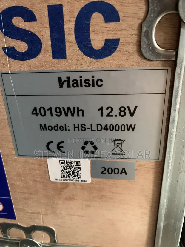 HAISIC Ion Lithium Baturi 4kWh 12V - 1