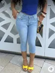 Quality Capri Jeans - Women's Size L - 4