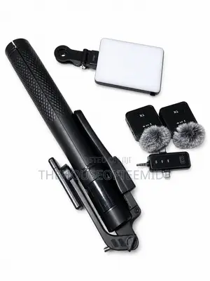 Creator Content Tool Combo (Tripod, Mic, LED Light)
