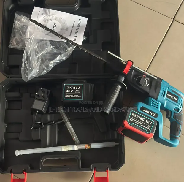 KRTED 48V Cordless Rotary Hammer Drill Kit - 1