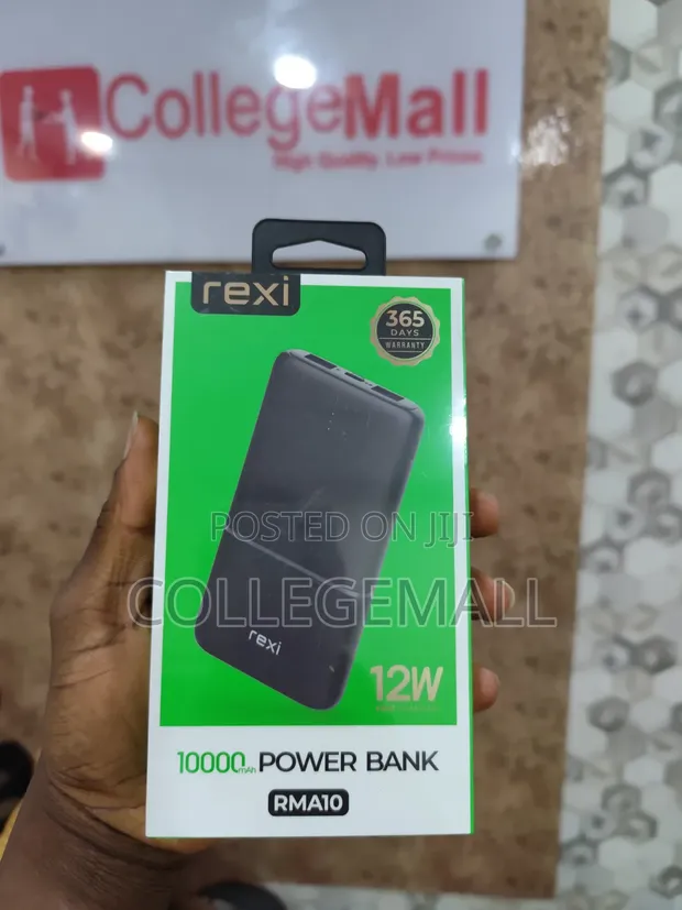 Rexi 10,000mAh 12W Fast Charging Power Bank - 1
