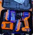 Wadfow 20V Brushless Impact Drill Driver Set - 2