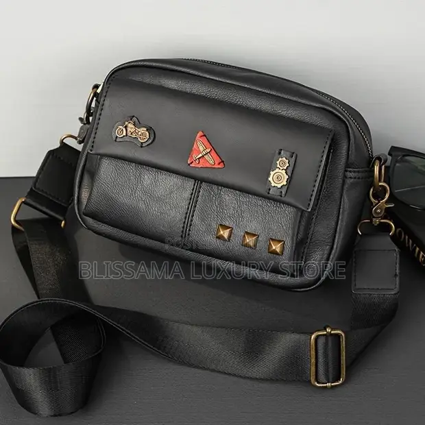 Genuine Leather Luxury Side Bag - Lagos Island - 1