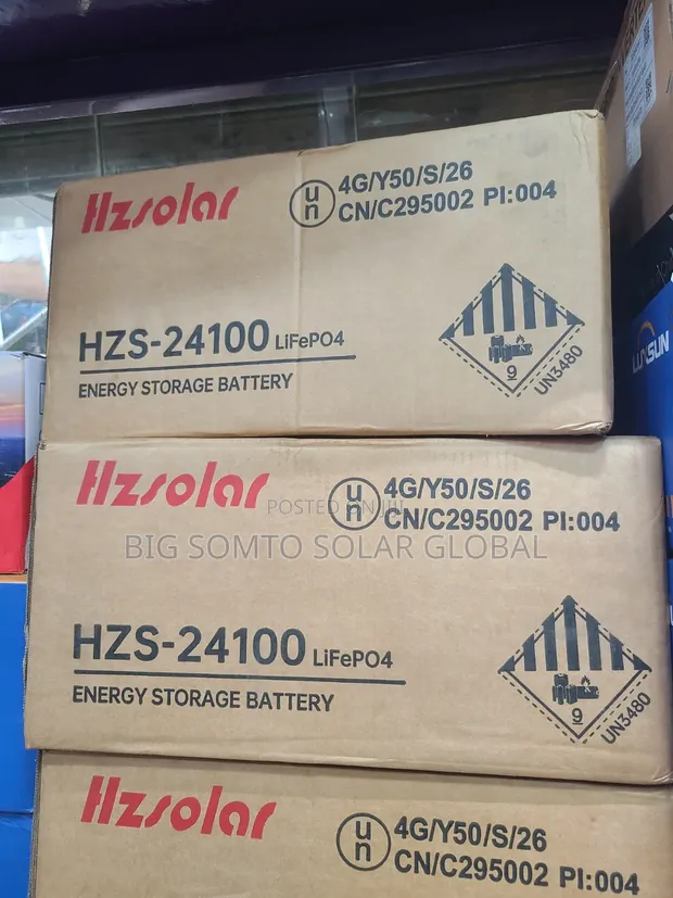 Hzsolar 2.5kWh/24V Lithium Battery - 1