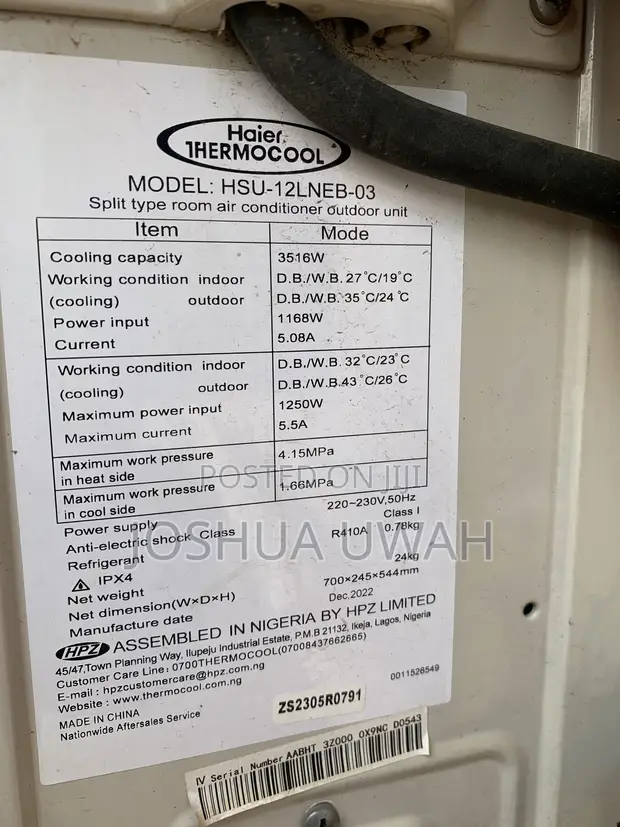 Haier Thermocool 1.5HP DC-Inverter AC - 1
