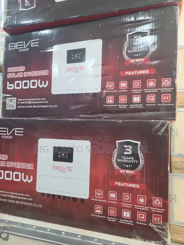 BEVE Hybrid Inverter 6kva/48v - 1