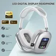 Wireless Bluetooth Headphones B3s with RGB Display - 1