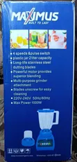 Maximus JV-999 2-in-1 Blender (1000W) - 2