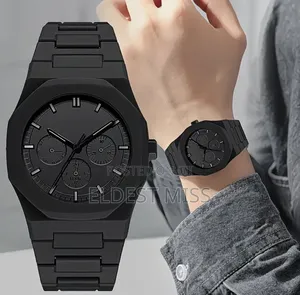 Valenzo Men's Quartz Wristwatch - Black