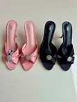 Takalman Zara Mule - Girman 37-42, Baki & Pink - 1