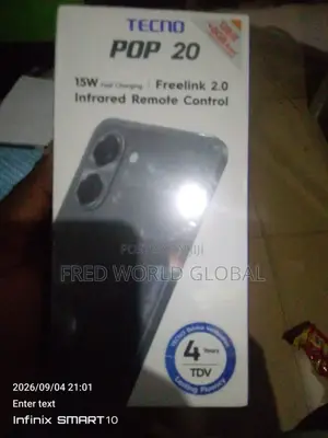 New Tecno Pop 20 128GB Black
