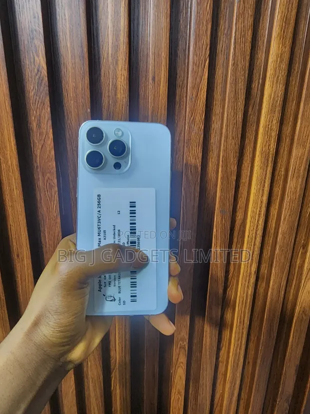 Apple iPhone 15 Pro Max 256GB Silver - 1