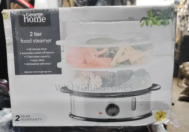 George Home 2-Tier Food Steamer - 1