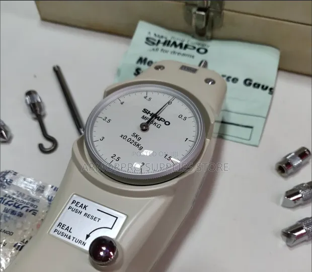 Shimpo MF-3KG Peak-Hold Analog Force Gauge - 1