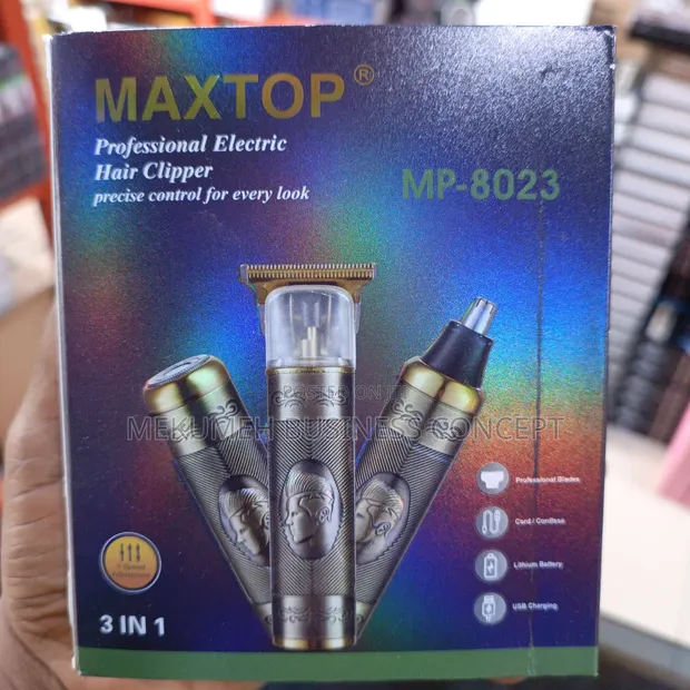 Maxtop 3-in-1 Professional Electric Hair Clipper - 1